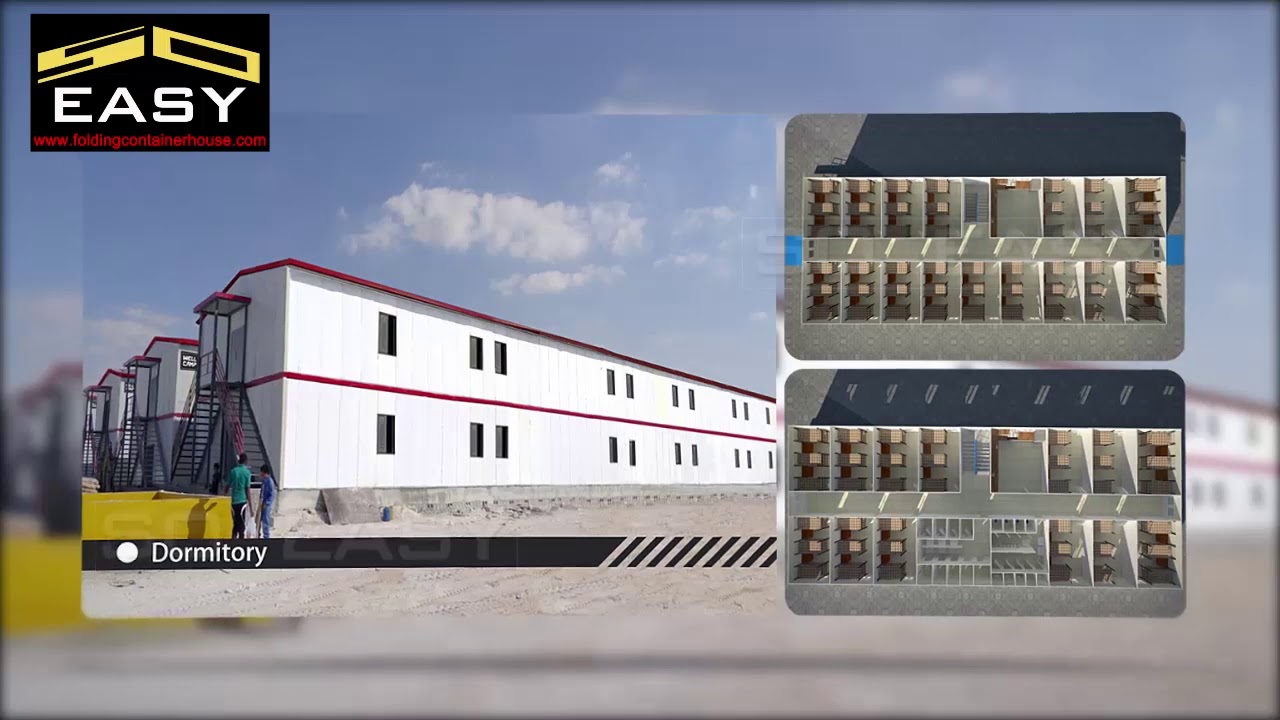 SO EASY Prefabricated Labour Camp Accommodation, Labor camp Office, Canteen, bathroom Design
