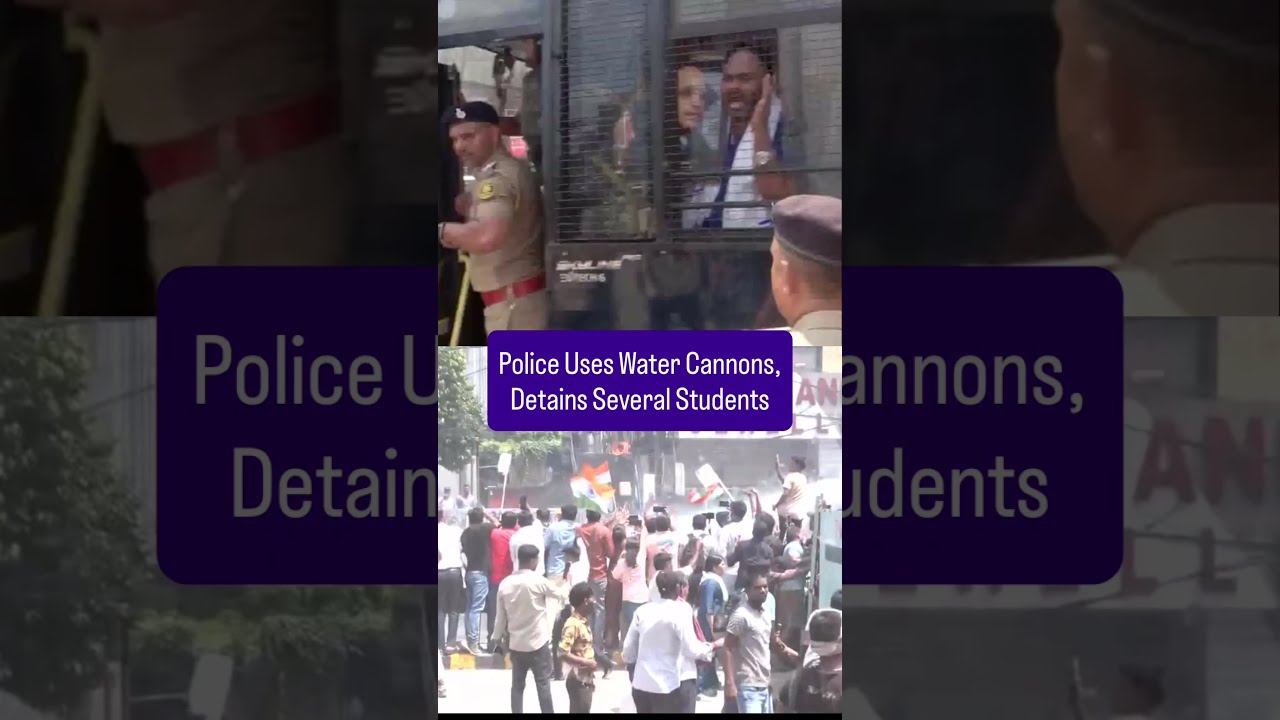 Bihar Protest Escalates | Police Deploys Water Cannnons, Students Detained | Bihar CM
