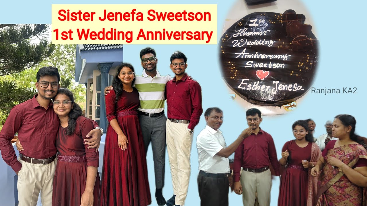 Sister Jenefa Sweetson Wedding 💒 Anniversary ||   Praise the Lord || Thoothukudi 🎈🖕 Photography