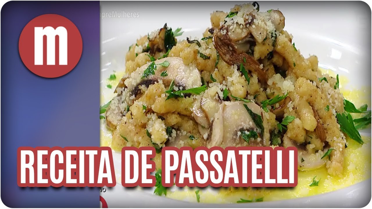 Receita de passatelli - Mulheres (15/01/18)