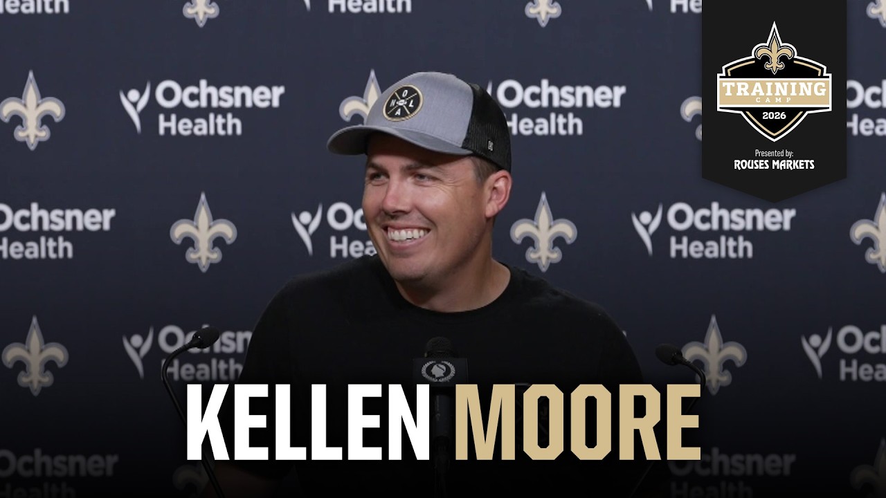 Kellen Moore recaps Day 16 | Saints Training Camp 2026