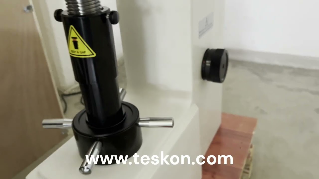 TESKON Rockwell Sertlik Ölçüm Cihazı TIME 6102 Sertlik Nasıl Ölçülür. Rockwell Sertlik Ölçümü Nasıl.