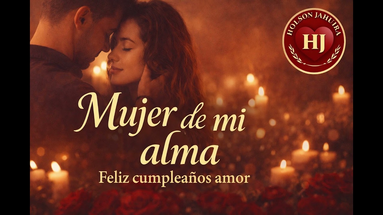 Mujer de mi alma 💖 Feliz cumpleaños amor | Balada romántica original HJ Holson Jahuira
