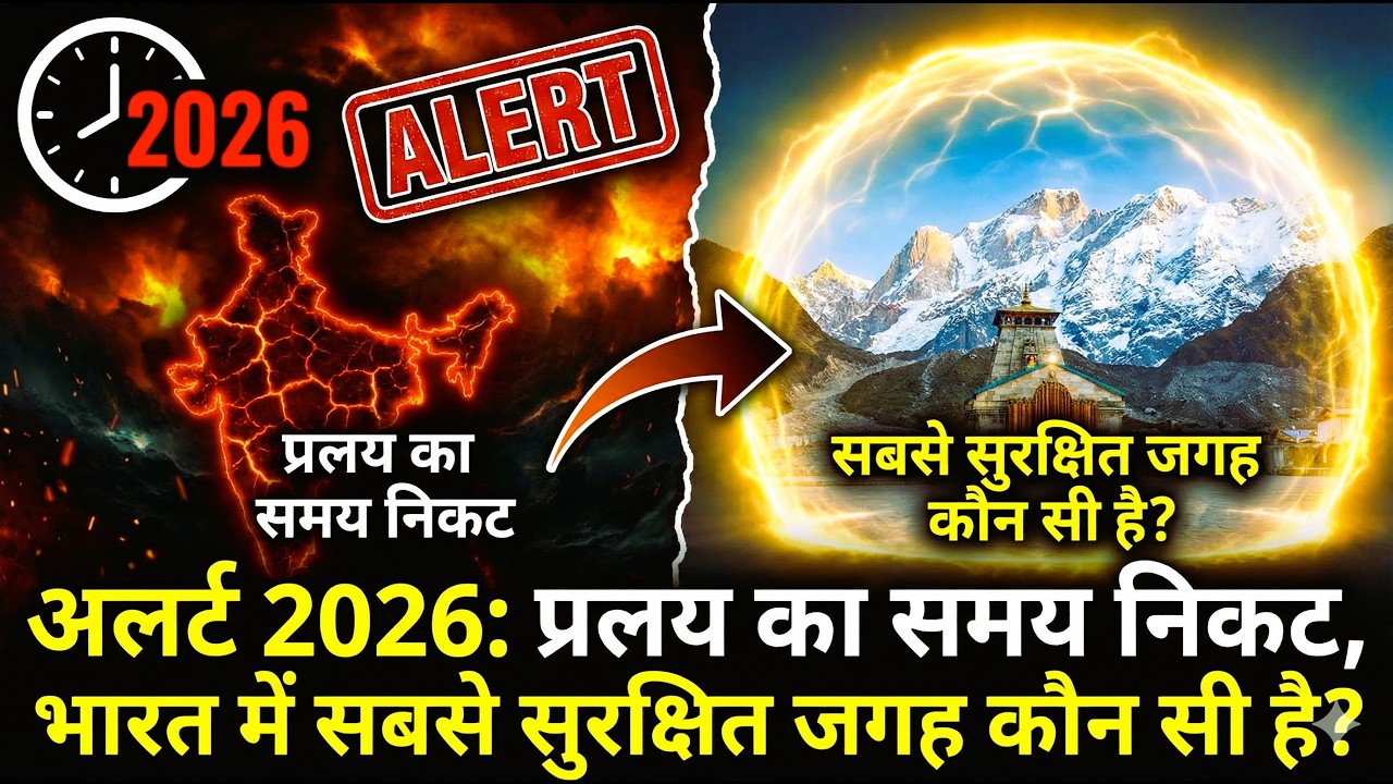 अलर्ट 2026: प्रलय का समय नजदीक है, जानिए भारत में सबसे सुरक्षित जगह कौन सी है!