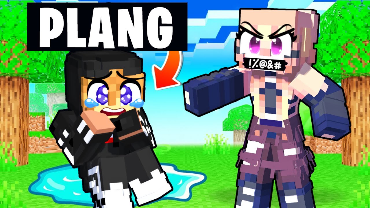 Cristineel PLANGE in Minecraft!