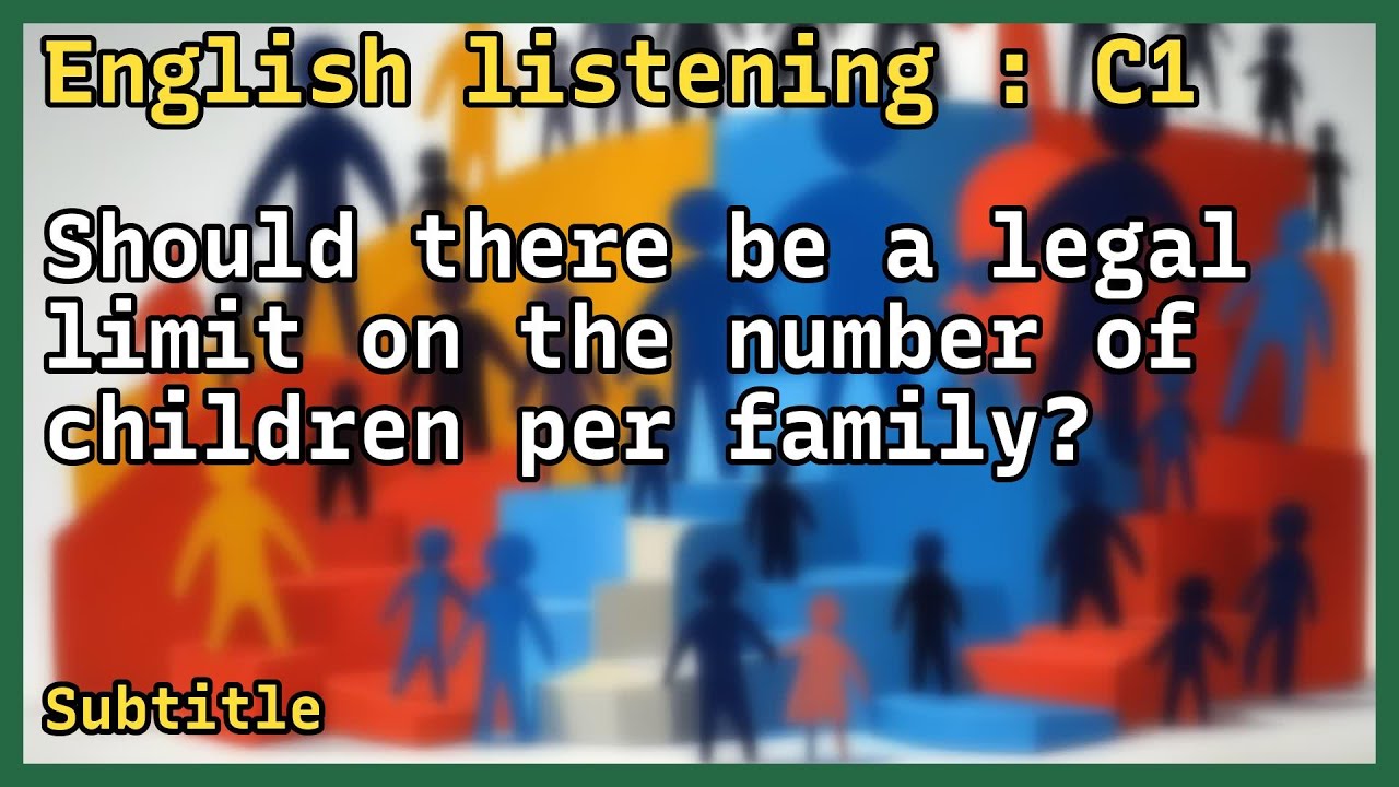 English Listening practice ( C1 ) | Subtitle | Broadcast | Debate #262