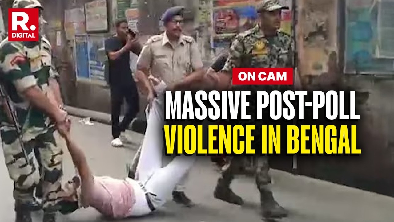 Massive Post-Poll Violence In Bengal | TMC And BJP Leaders And Supporters Clash Across Booths | RAW