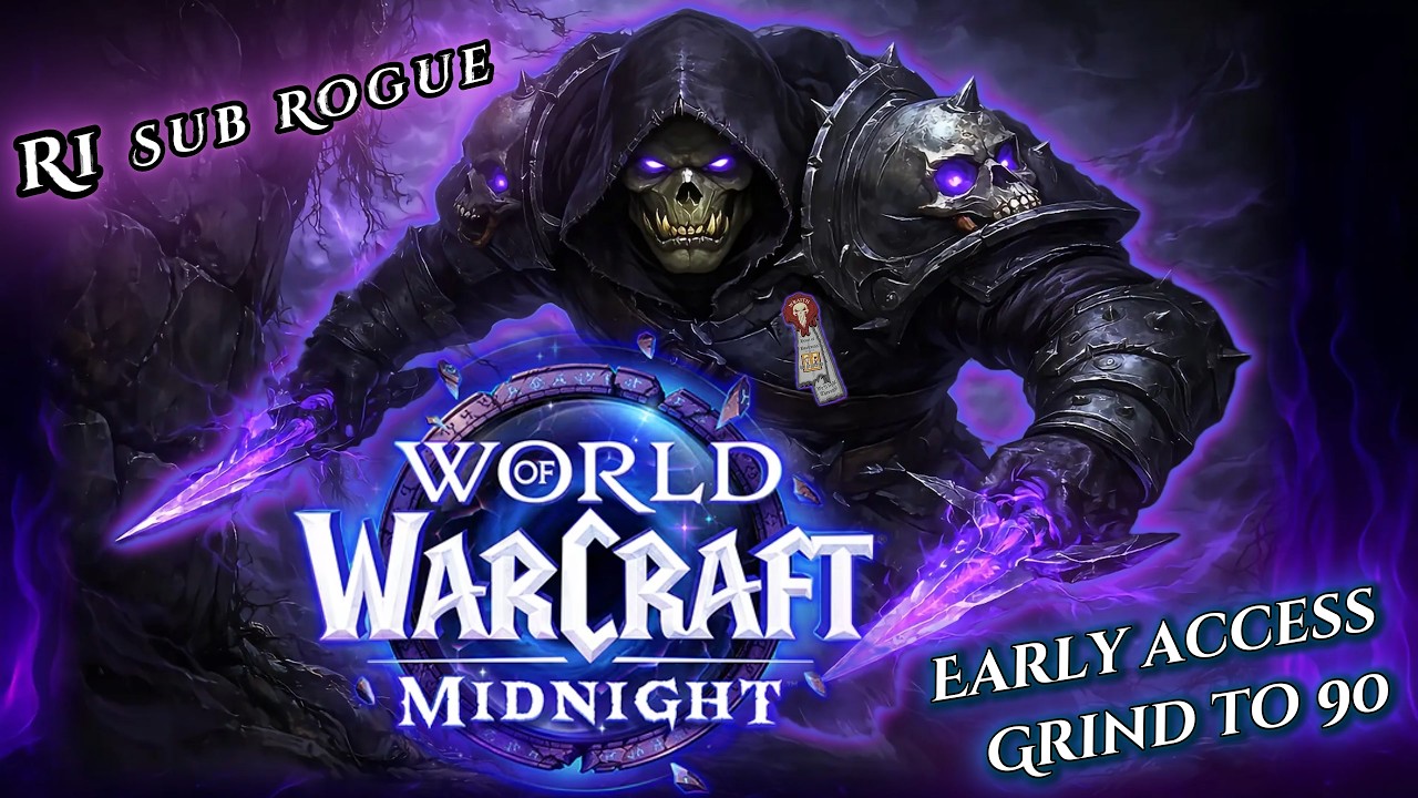 World of Warcraft Midnight Early Access LIVE | Husband & Wife Rogue Priest Grind to 90 - Day 1 P2