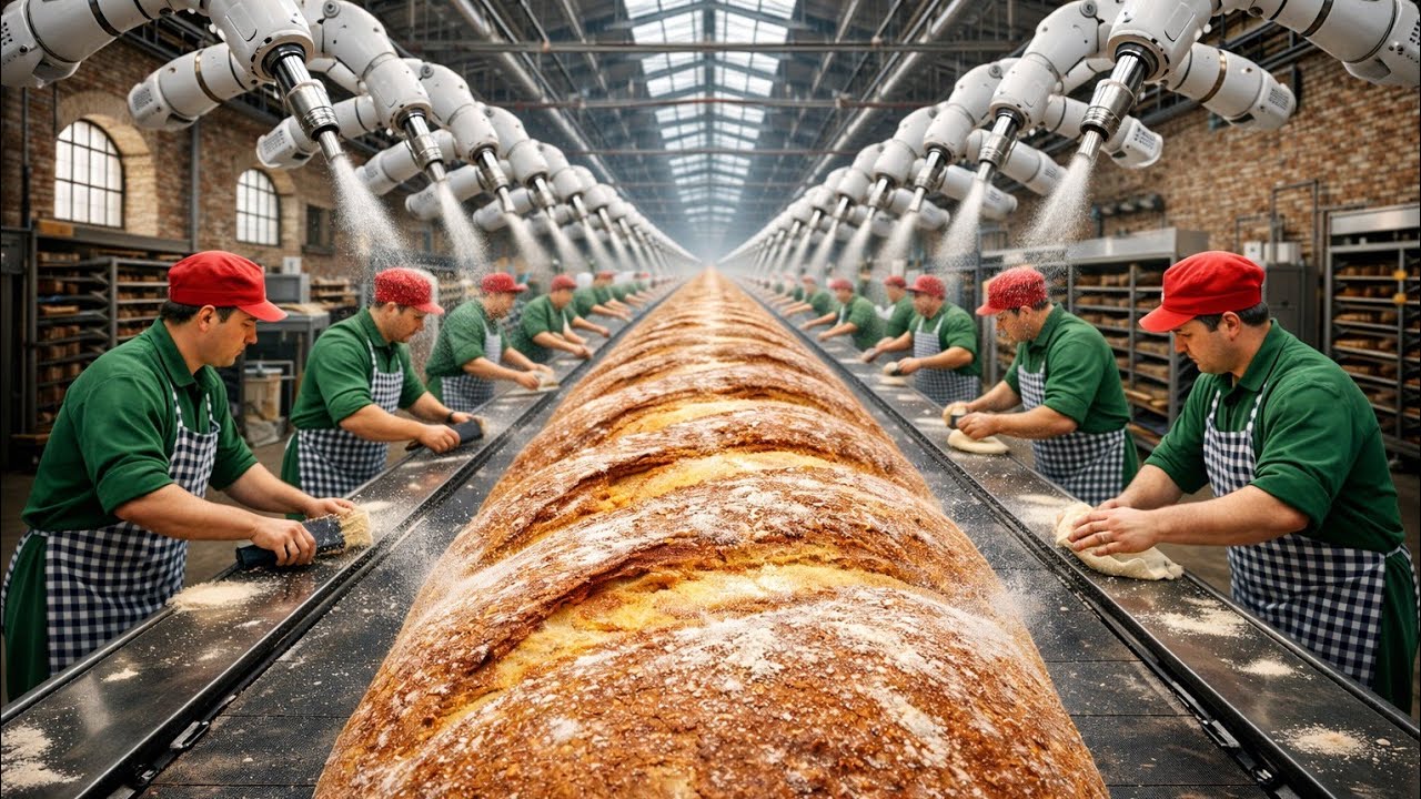 Inside the Modern Bread Factory – Full Process How Luxury Bread Are Made || Bread making Factory 