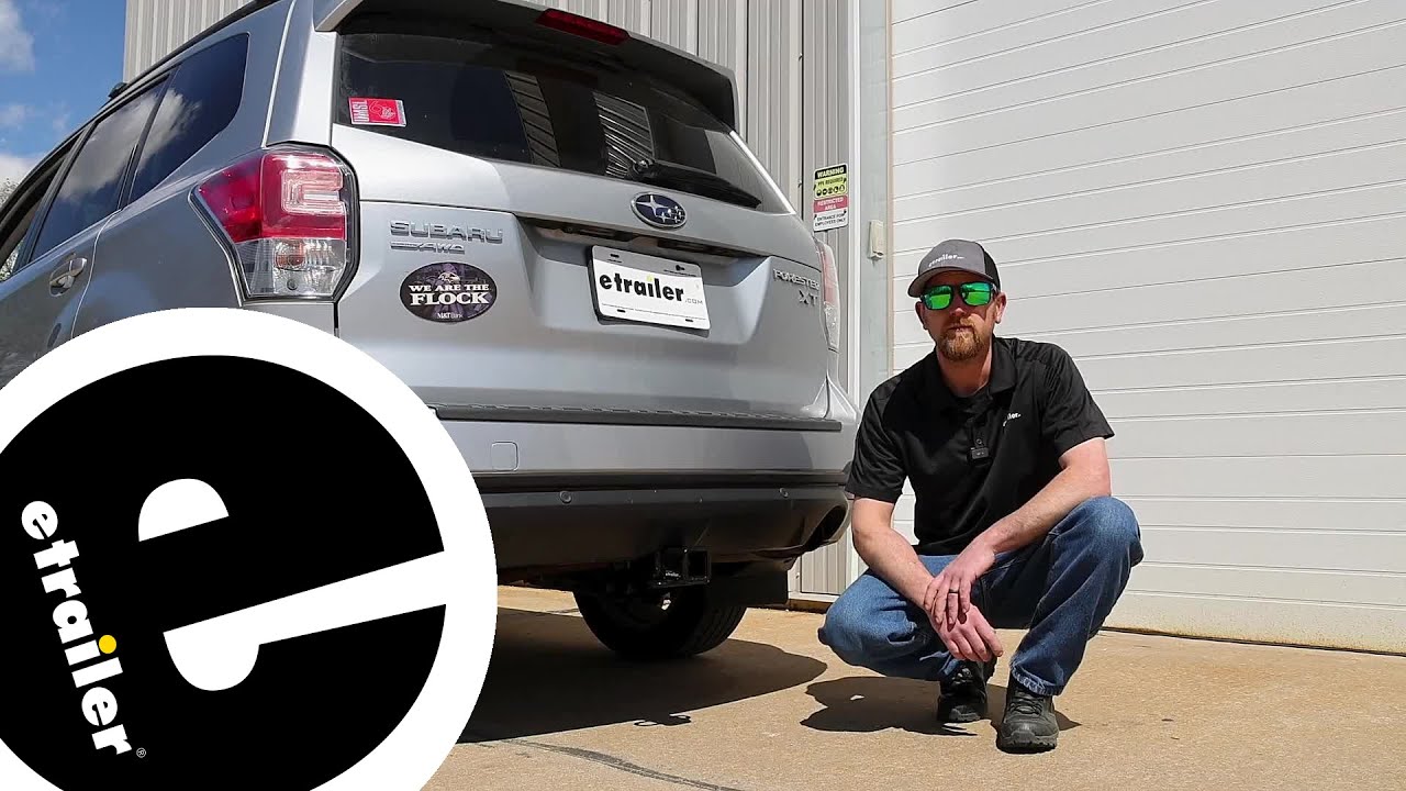 etrailer | Installation Guide for the Curt Trailer Hitch Receiver on a 2018 Subaru Forester