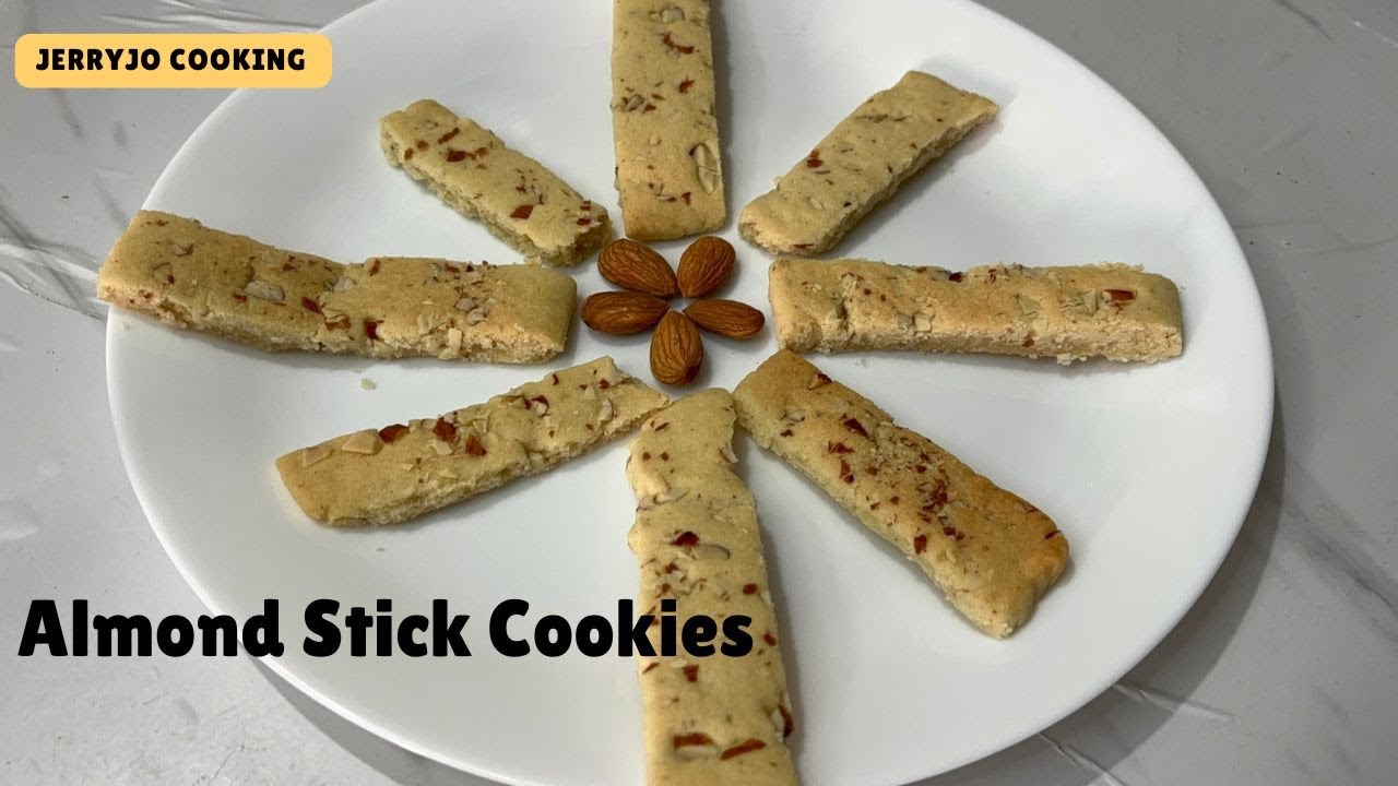 Once You Make These, You'll Never Buy Cookies at shop! Homemade Crunchy Almond Cookies- Bakery style