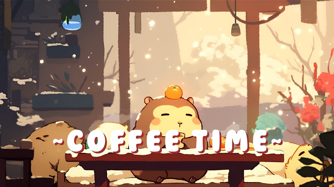 [1 Hour] Capybara Music Lab | Cozy Japanese Lofi Mix 🦫 ✨ 🌙