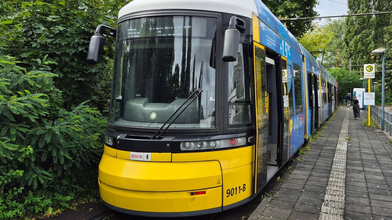 Tram Berlin | Mitfahrt in der M6 von S Hackerscher Markt bis All. der Kosmonauten/Poelchaustr.im F8Z