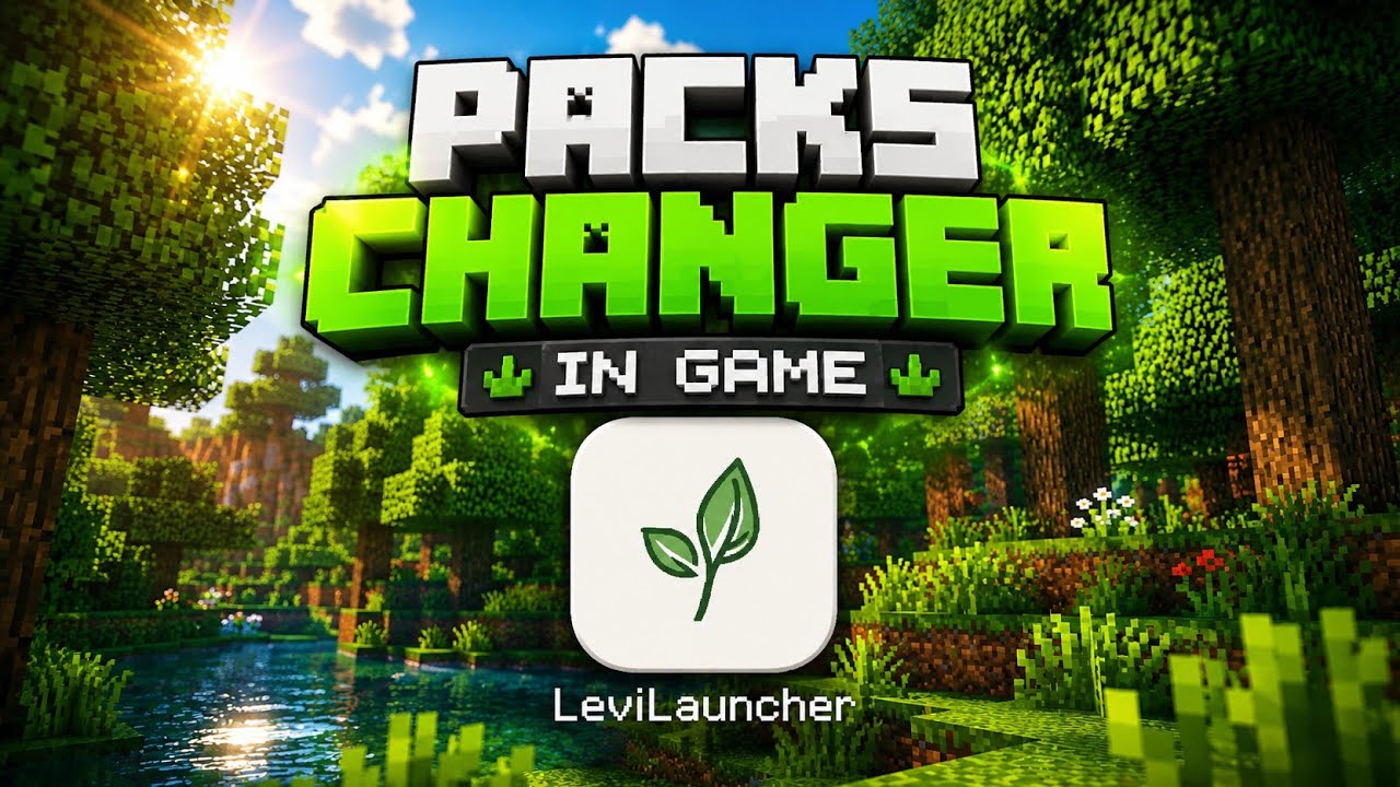 😱 Change Resource Packs IN-GAME! | LeviLauncher MCPE Tutorial 🌿🔥| @MrPokeG 
