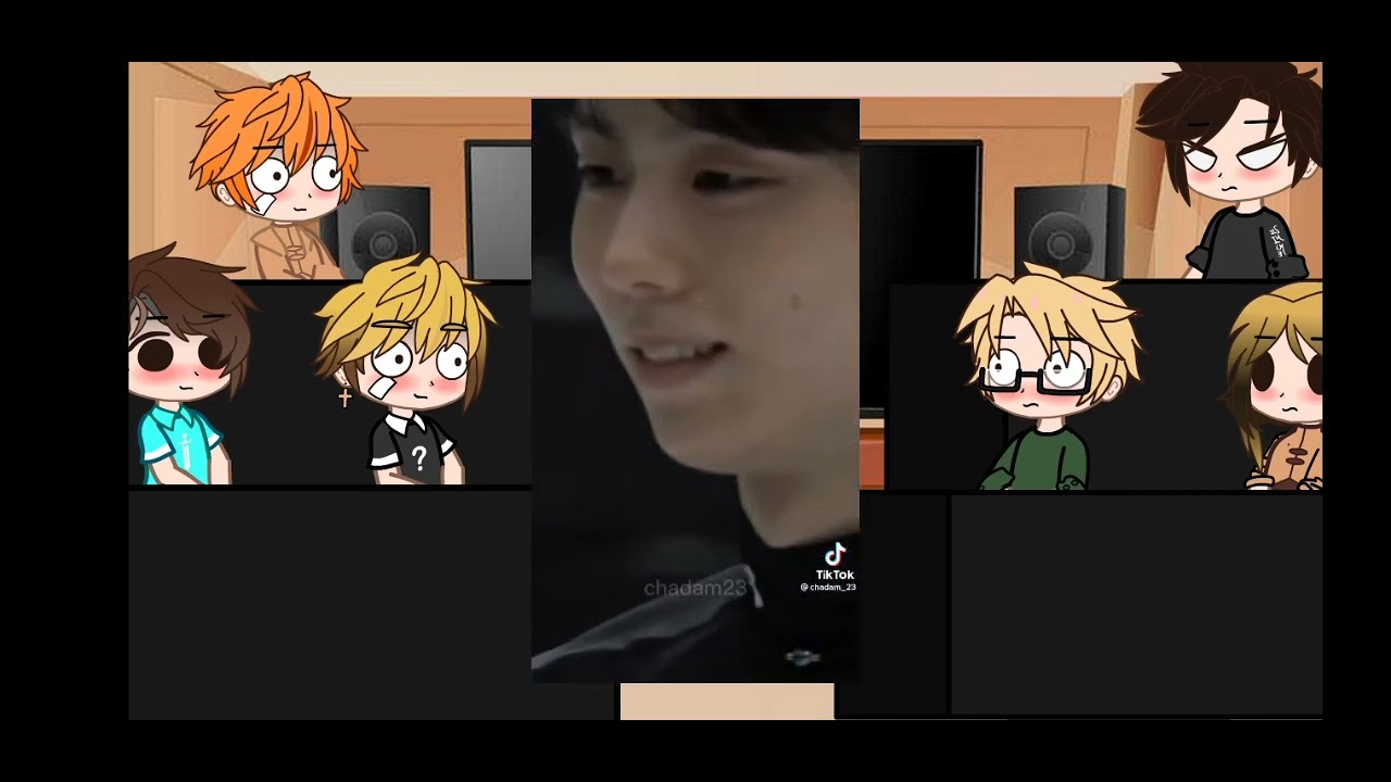 Haikyuu react to kageyama as Yzuru /реакция волейбол на кагеяму как Юзуру |1/1