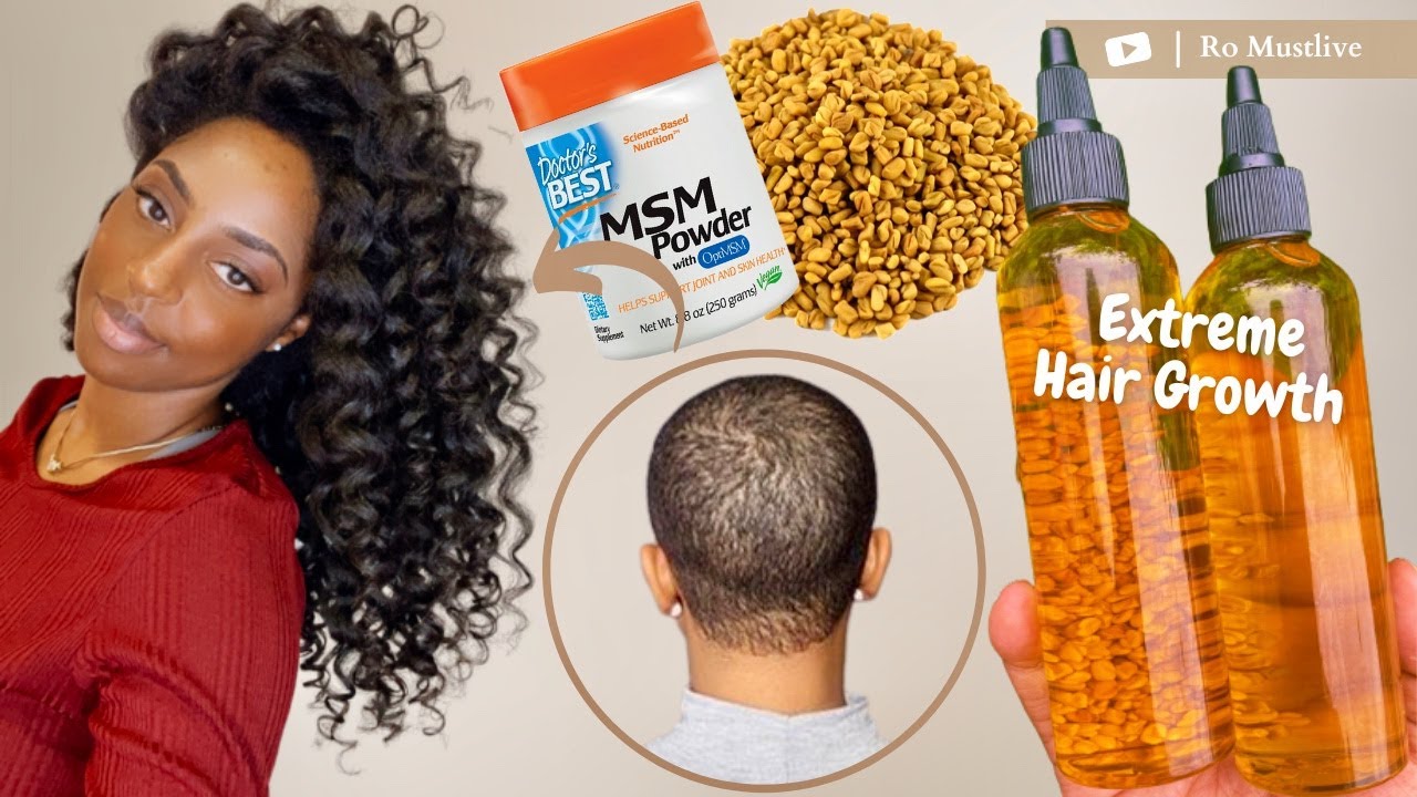 3 WAYS TO USE FENUGREEK & MSM POWDER FOR FASTER & THICKER HAIR GROWTH | HAIR OIL, RINSE & MASK