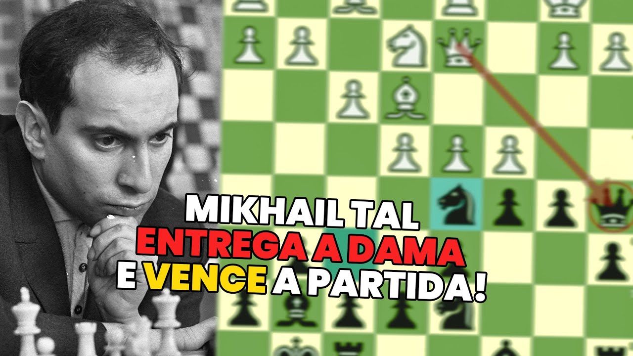 Mikhail Tal Entrega a dama e vence a partida!
