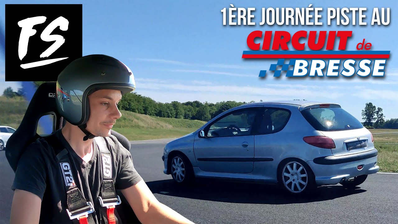 Première journée PISTE pour Vynce et la 206 ! [Circuit de Bresse]