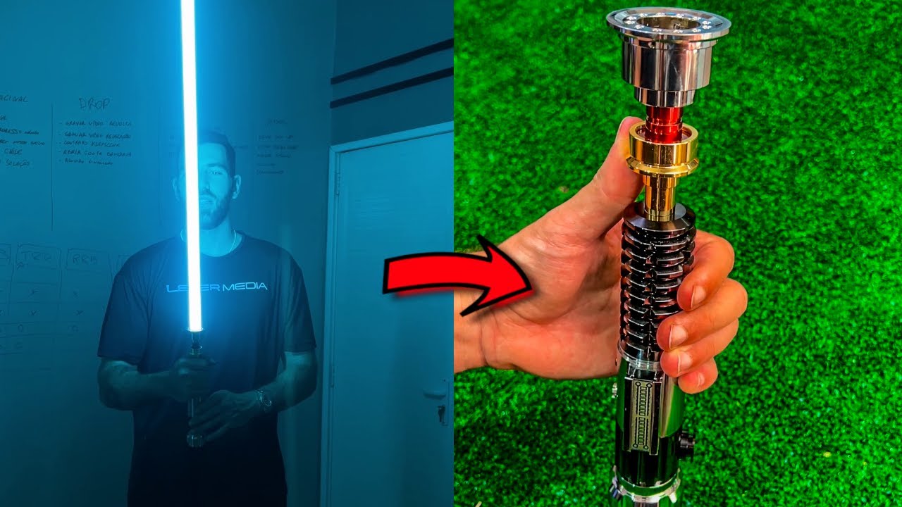 UAU!! Esse sabre de luz ultrarrealista veio direto do Star Wars! 😱🤯