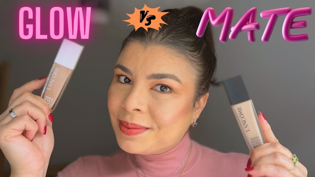 Make com base Lancôme versões glow e mate: elas oxidam ou não?
