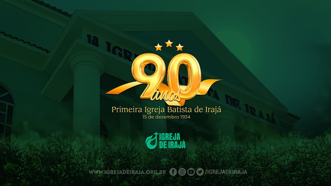 PIB DE IRAJÁ - CULTO AO VIVO - 15/12/2024 - 17:30