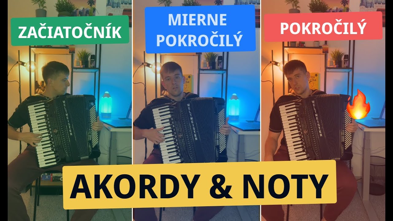 Dedinka v údolí -  Akordy ➡️ Tutoriál 🎹 | Predohra + rôzne štýly doprovodu