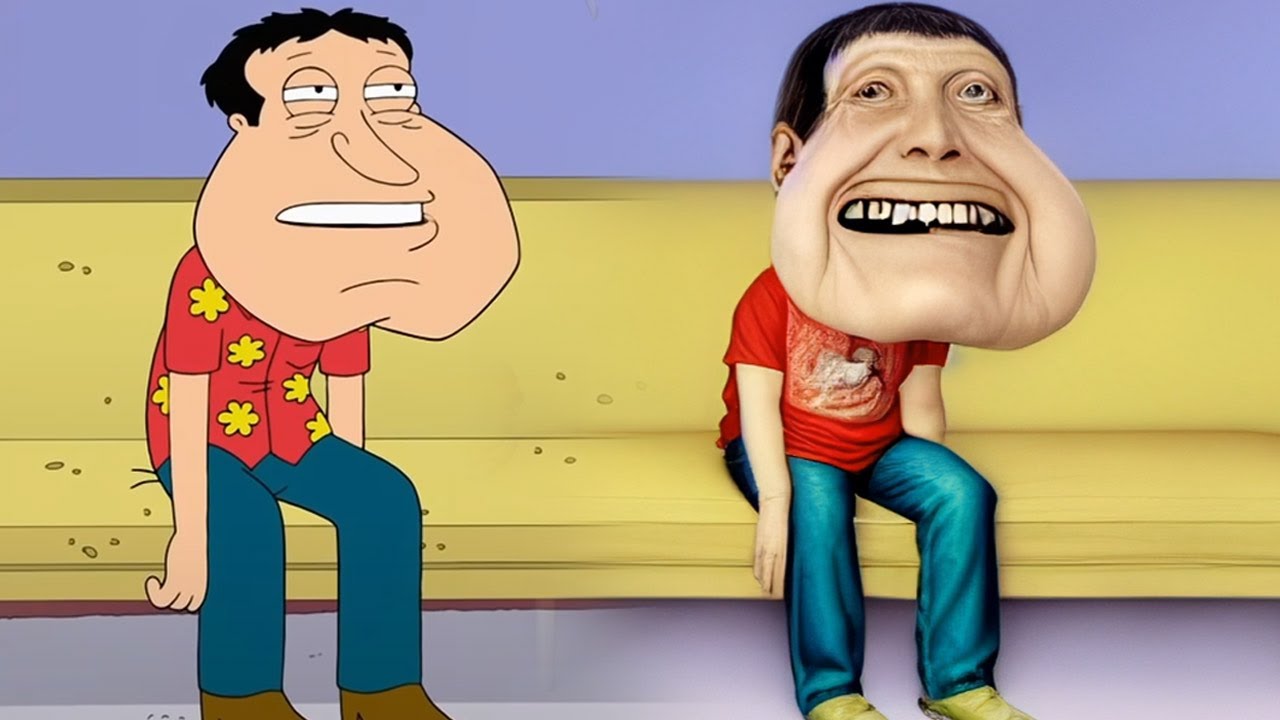 Quagmire turns into toilet - A.I. generated nightmare