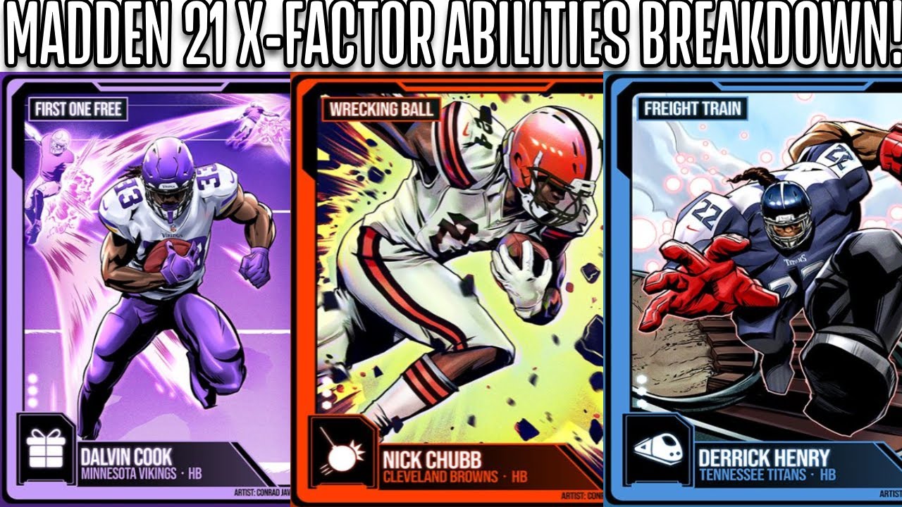 MADDEN 21 X-FACTOR RUNNING BACK ABILITIES BREAKDOWN AND MORE DETAILS - [MADDEN 21]