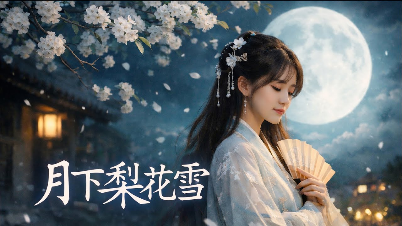 月下梨花落成雪，誰在二胡聲中守著那份約？｜新國風原創單曲《月下梨花雪》🌸