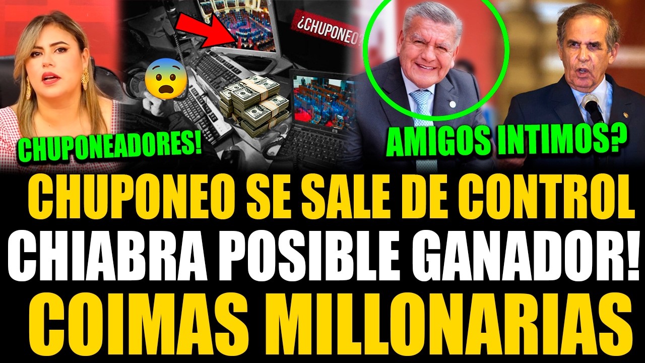 SE FILTRÓ! Red de chuponeo sale a la luz mientras Acuña y Chiabra se van de boca