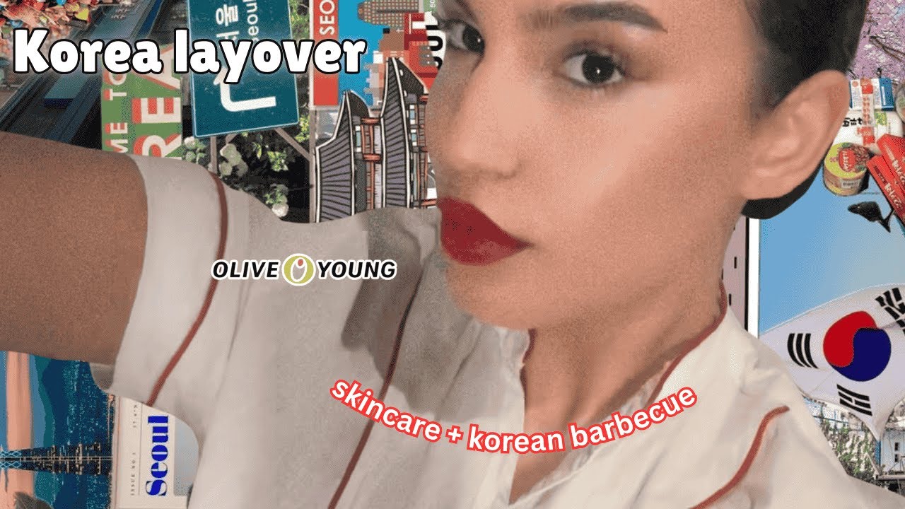 a day in the life of emirates cabin crew Layover in KOREA: olive young + korean barbecue
