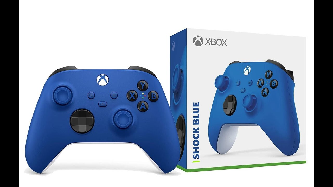 Unboxing Xbox Series X Shock Blue Controller