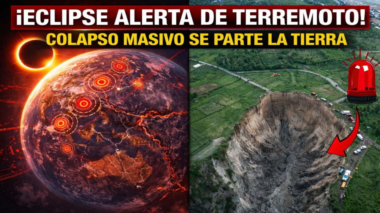 ALERTA DE TERREMOTO EN VIVO | SOCAVON DE 30 MIL METROS SE TRAGA LA TIERRA ALERTA SÍSMICA GLOBAL