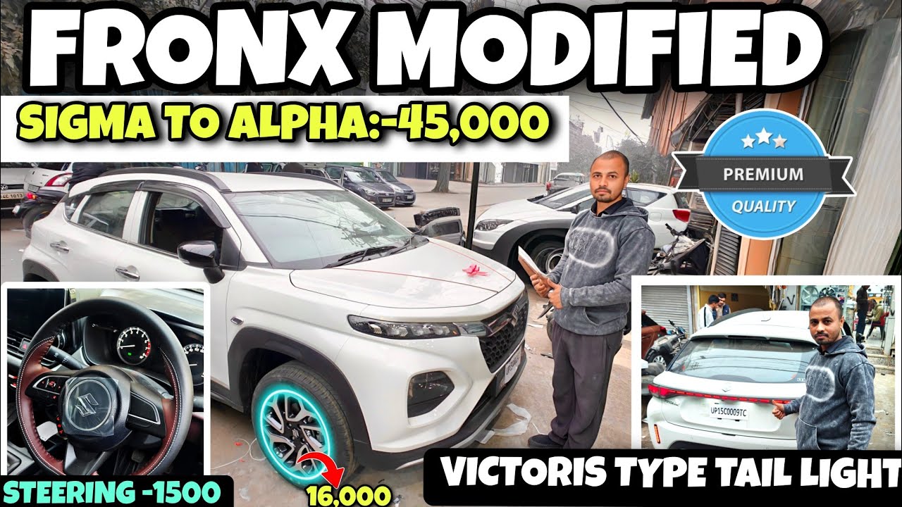 2025 FRONX MODIFIED BASE TO TOP✅FRONX SIGMA TO ALPHA✅ FRONX ALLOY WHEELS✅CRUISE CONTROL✅#fronx #yt 