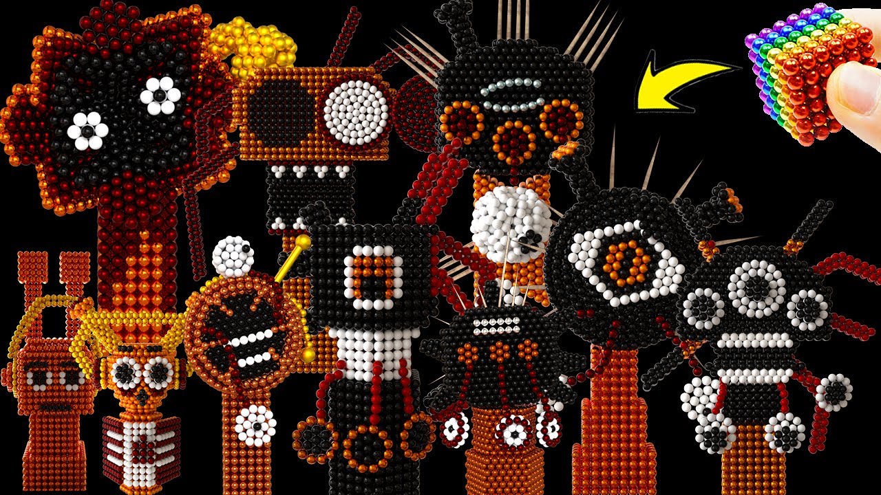 Making Incredibox Sprunki Oren (Phases 1–10) – Fan Animation with Magnetic Balls