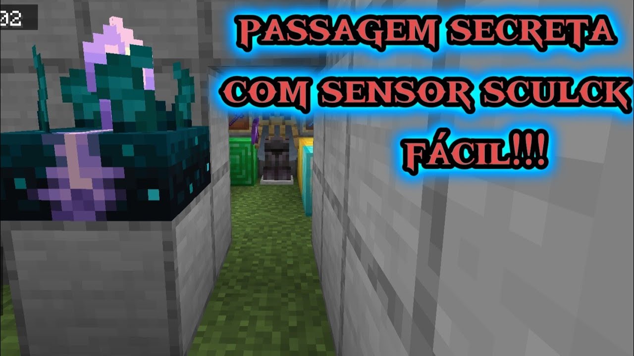 Passagem secreta com sensor skulck fácil!!!!