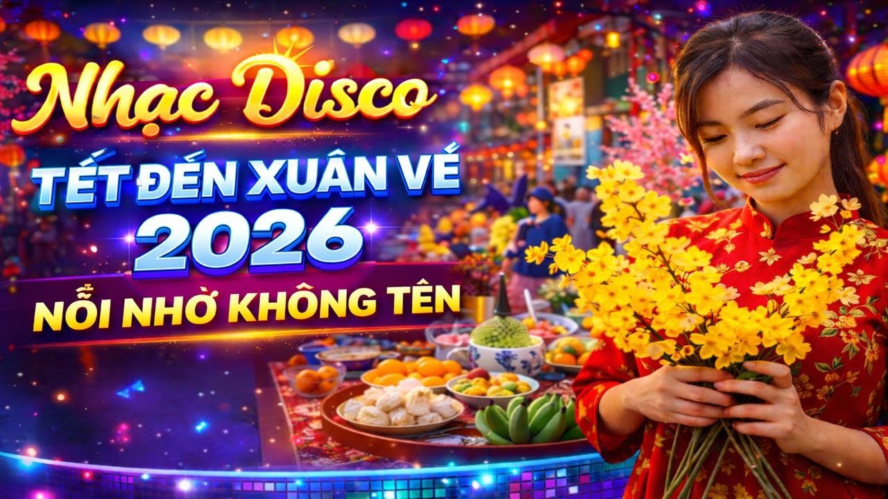 Nhạc Disco Tết Đến Xuân Về 2026 | Nỗi Nhớ Không Tên – Disco Xuân Hoài Niệm Rộn Ràng