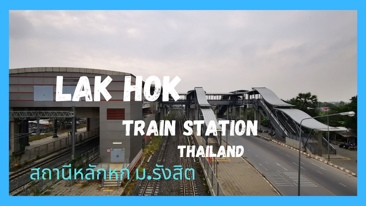 Lak Hok Train Station of Rangsit University inThailand