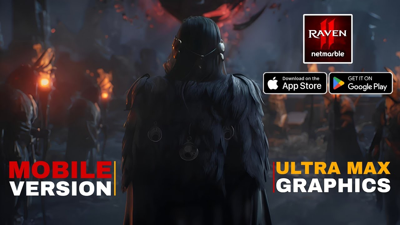 Raven 2: Mobile Version || First Gameplay Ultra Max Graphics Settings || Android/iOS New MMORPG Game