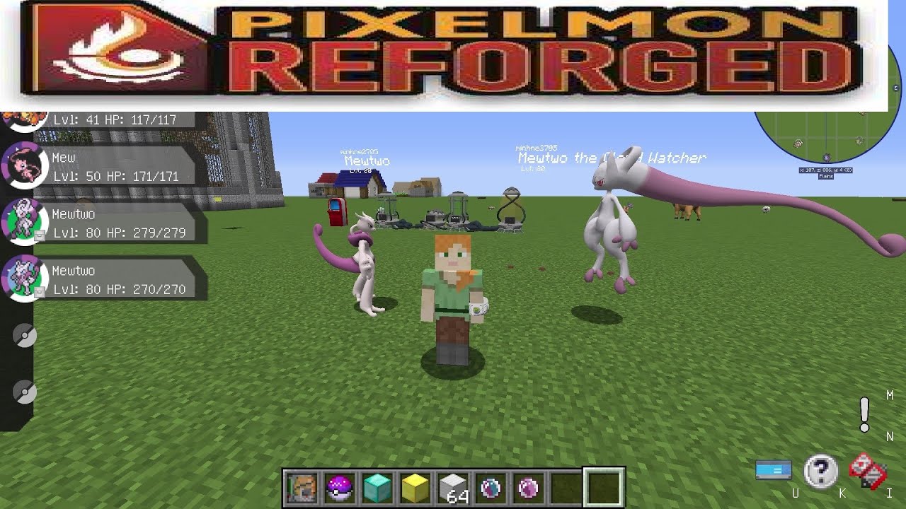 [HƯỚNG DẪN PIXELMON] | Phần 2: C&aacute;ch triệu hồi v&agrave; Tiến h&oacute;a MEGA MewTwo