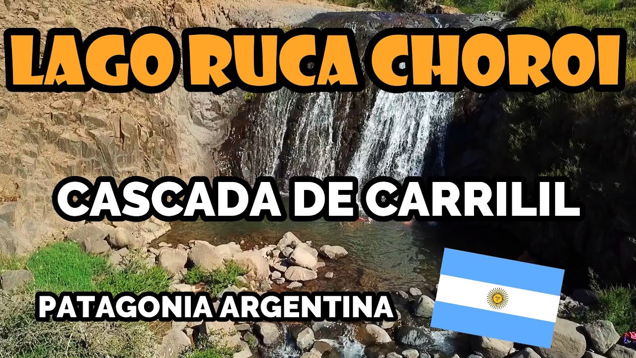 Campamento en el lago Rucachoroi, cascada de Carrilil, PATAGONIA ARGENTINA
