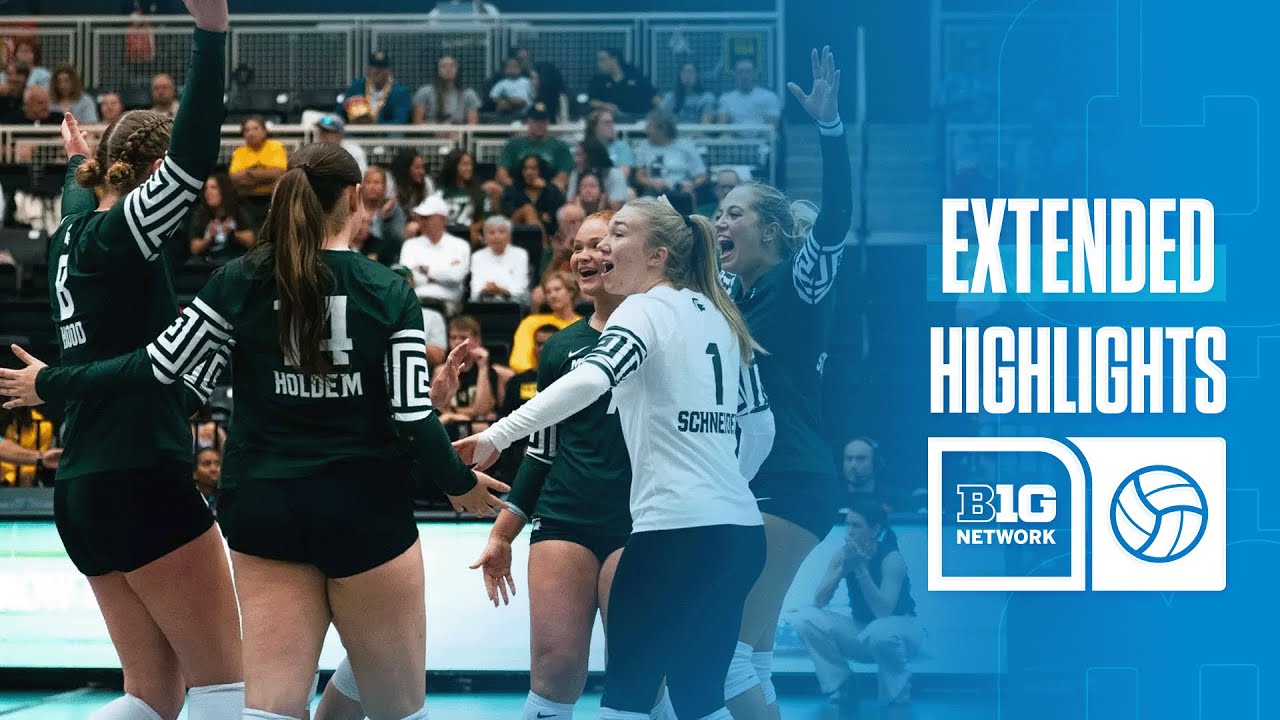 Binghamton at Michigan State | Extended Highlights | Big Ten Volleyball | 09/18/2025