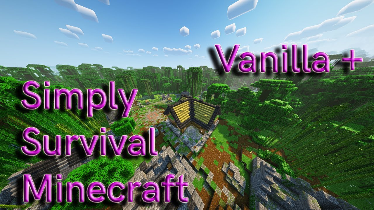 EVEN MORE Super Chill Resource Grinding Session Simply Minecraft, Vanilla +, Back to Basics
