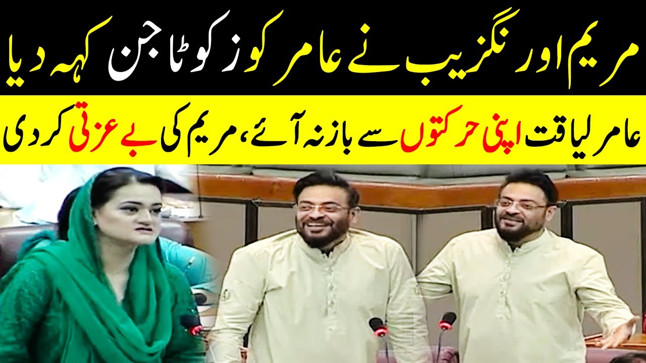 Zakota Jin And Bil Batori In National Assembly | Maryam Aurangzeb vs Aamir Liaquat | GNN