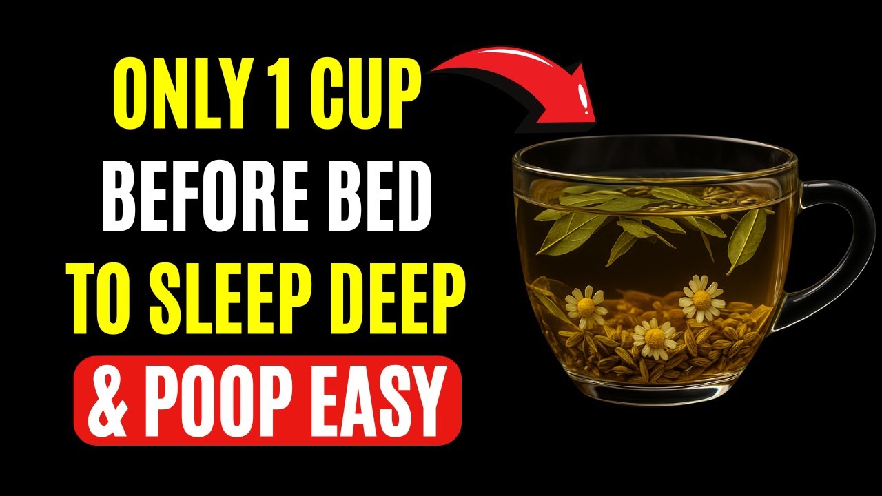 1 Cup of This Tea Before Bed Helps Seniors Sleep Deep, Poop Easy & Wake Up Energized