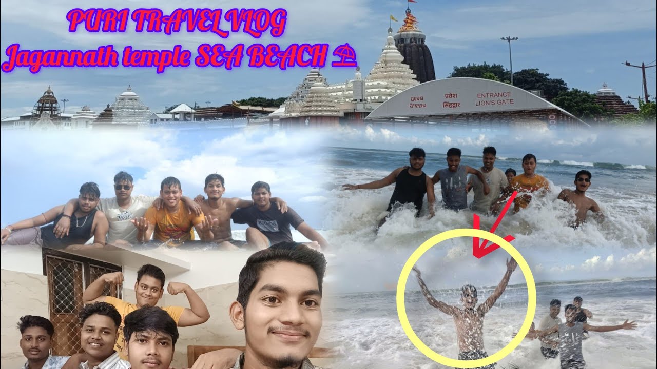 Puri Travel Vlog 2025 | Jagannath Temple🤩 & Beach Walk ⛵