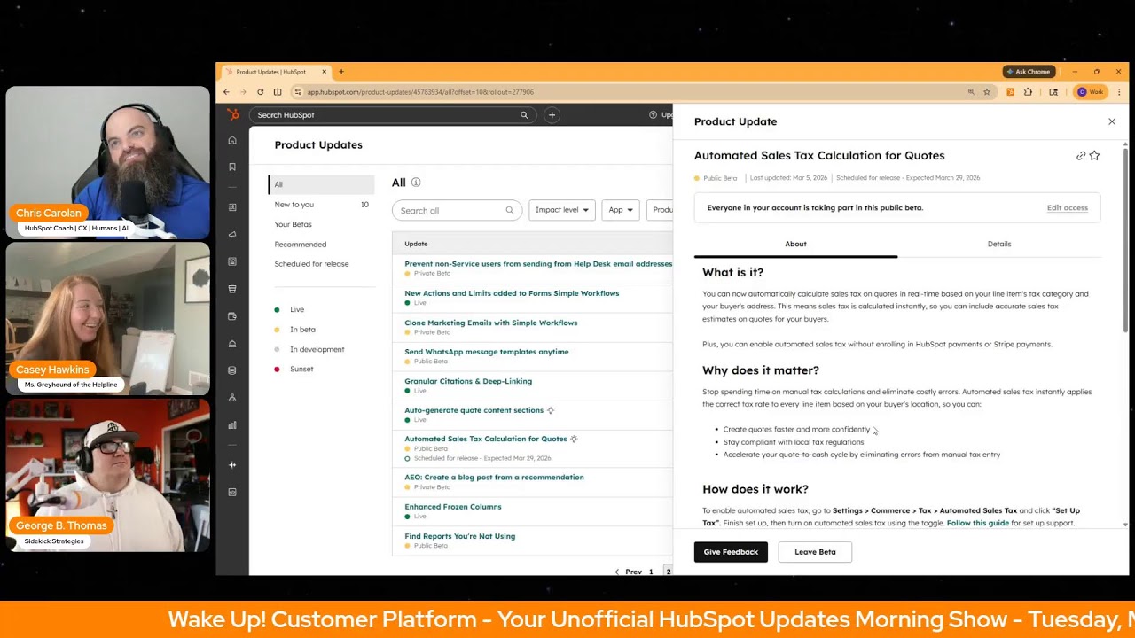 Time to chat about HubSpot Updates