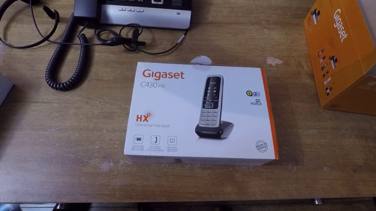 Gigaset DX800A Part 4 of 7: C430HX DECT handset unboxing