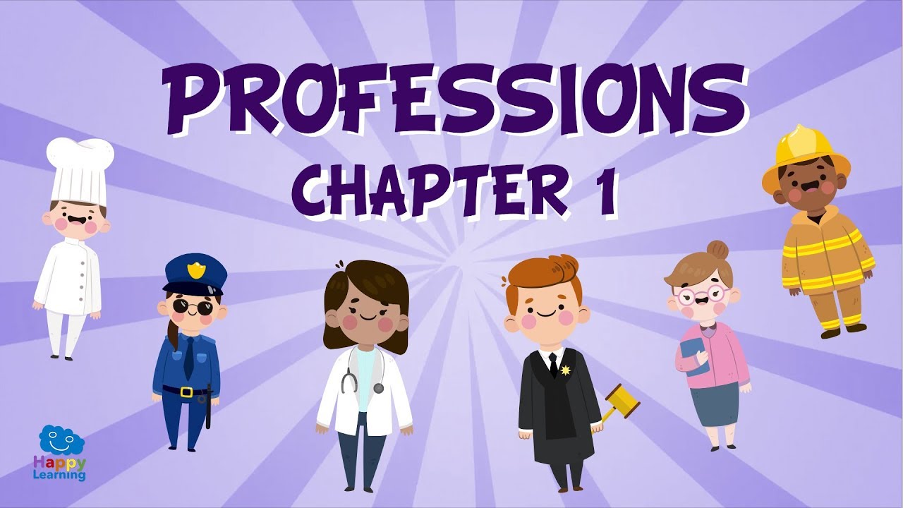 Vocabulario de las profesiones en inglés (1) | Vídeos Educativos para Niños Aprende inglés