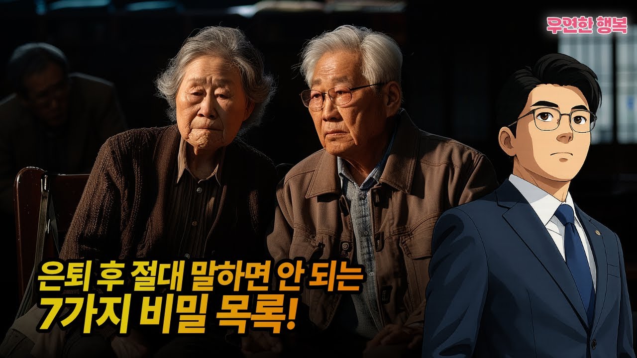 🚨 은퇴 후 절대 말하면 안 되는 7가지 비밀 목록! 🤫 (사기꾼들이 가장 쉽게 노리는 덫)